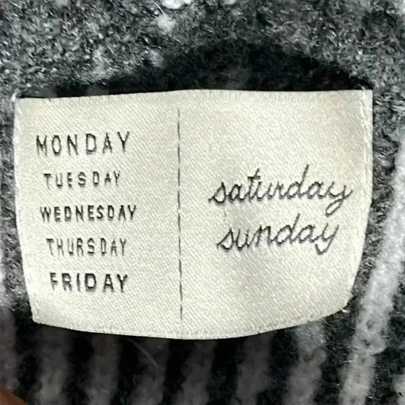 Anthropologie Saturday Sunday Knit Open Front Fringe Cardigan Size OSFM - Picture 8 of 10